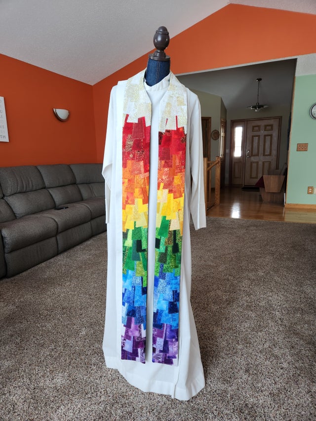 Rainbow Clergy Stole